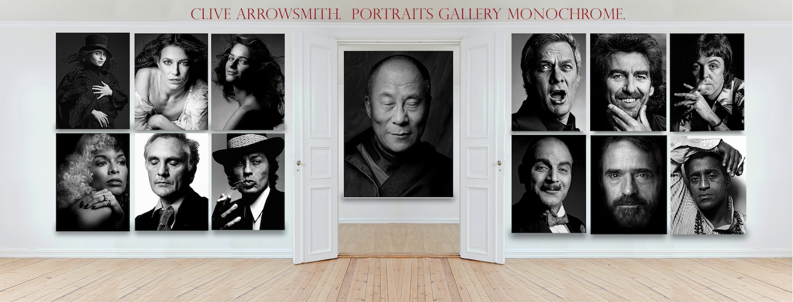 Portraits-monachrome-Clive-Arrowsmith©Maison-Sensey-Photographie