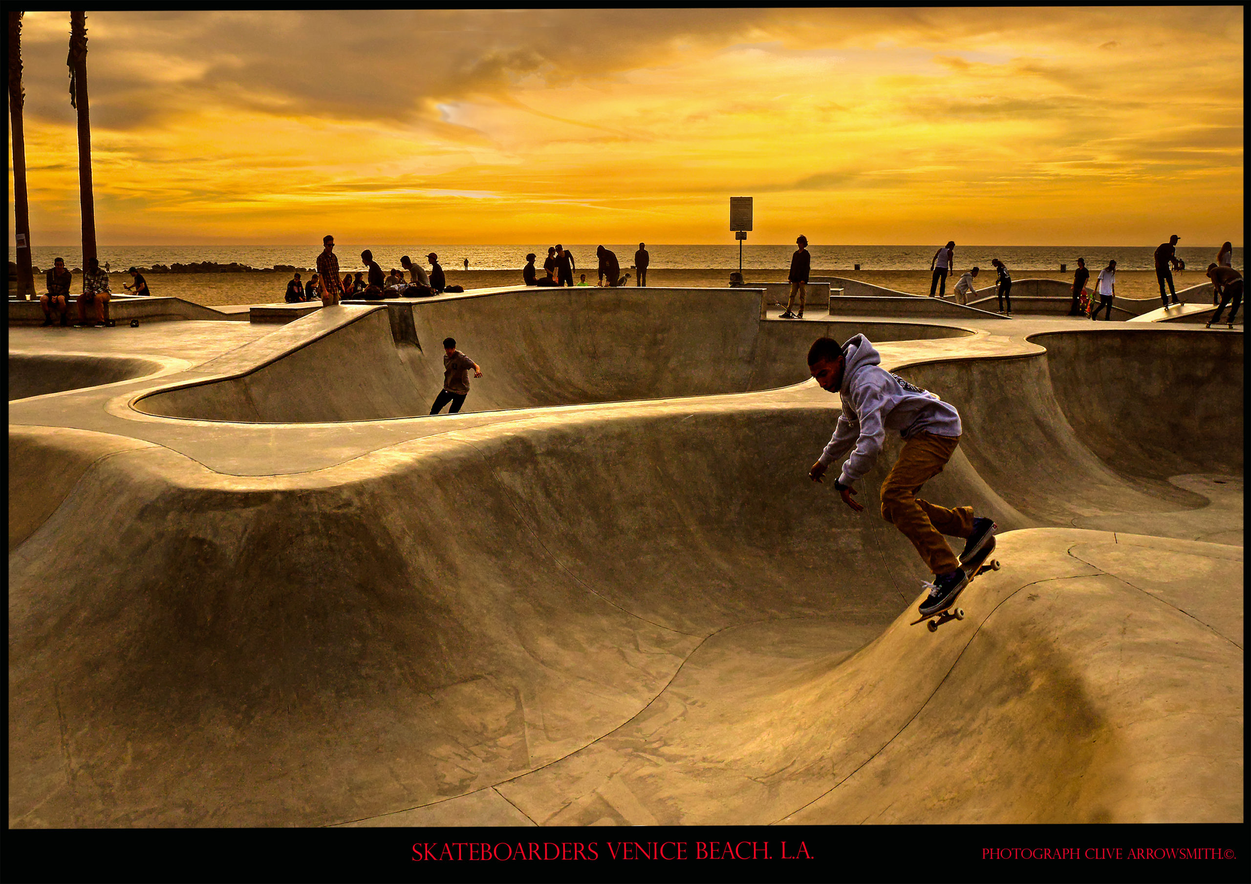 TRVB-532-533-Skateboarders-Venice-beach.Poster.-New.-Arrowsmith.©