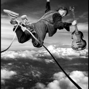 Paul McCartney Bungee Jump par Clive Arrowsmith