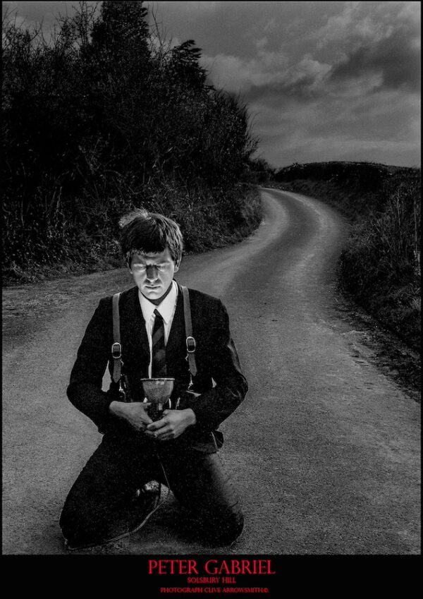 Peter Gabriel flash photographie par Clive Arrowsmith