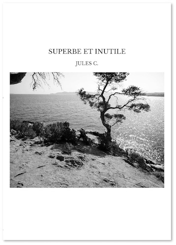 Superbe_et_Inutile_Couverture_JulesC©Maison_Sensey_Livre