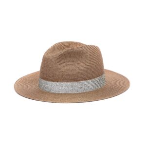 Chapeau Portofino Paillette Argent Lastelier