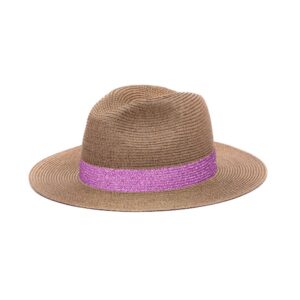 Chapeau Portofino Paillette Rose Lastelier