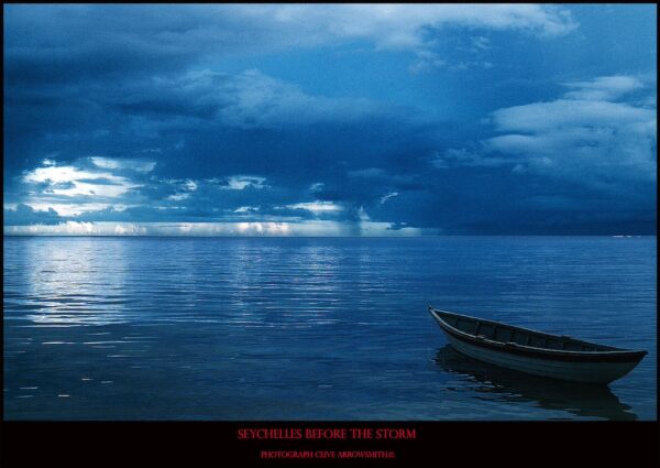 photographie d'art de la série voyage édition poster Seychelles before the storm par le photographe Clive Arrowsmith