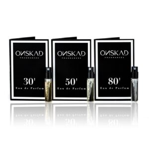 discovery set Onskad perfumes sample kit Onskad 30' Onskad 50' Onskad 80'