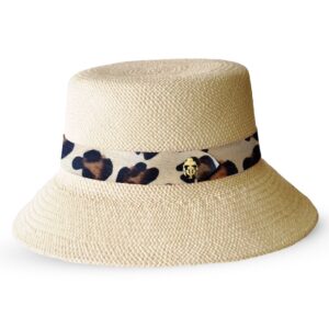 Panama Riviera Hat Leopard Lastelier