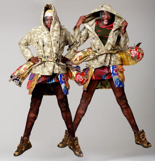 photographie d'art de mode édition limitée collection privée Kansai Yamamoto double jump par le photographe Clive Arrowsmith