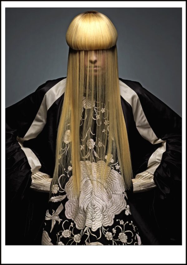 photographie d'art de mode édition limitée Ninja Geisha par le photographe Clive Arrowsmith