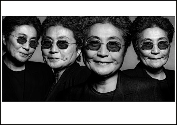 Yoko Ono Multiexposit Photographie édition limitée par Clive Arrowsmith