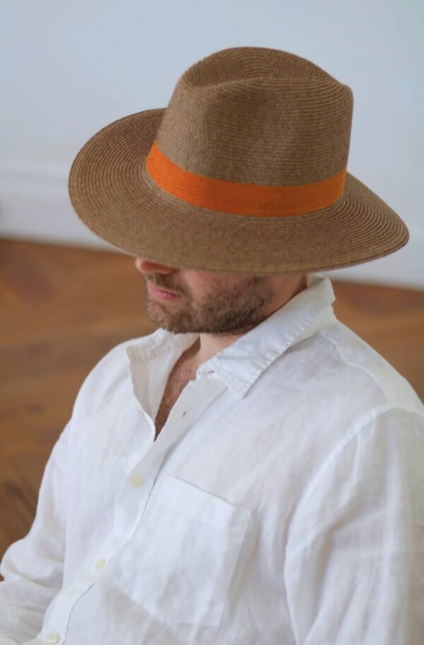 chapeau-portofino-orange_homme-Lastelier©Maison-Sensey-Boutique