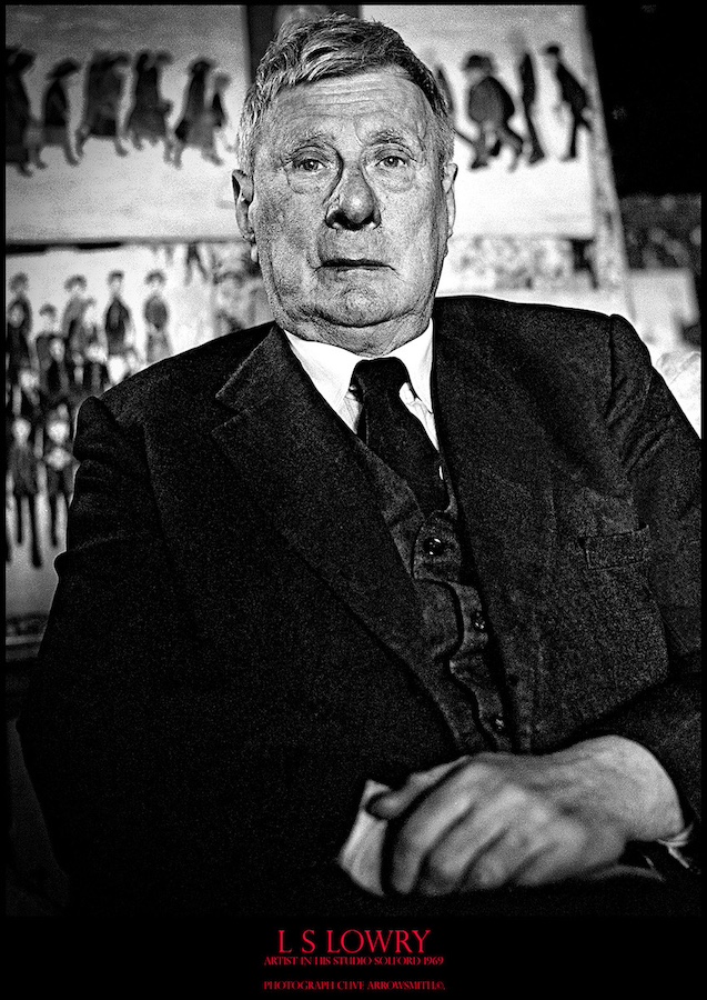 L.S. Lowry Portrait by Clive Arrowsmith - Maison Sensey