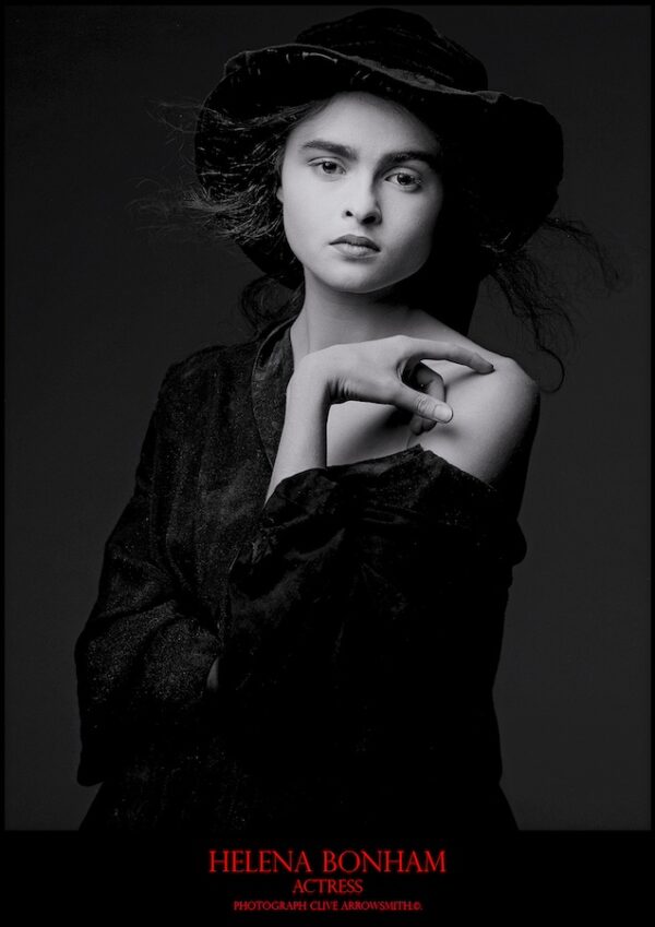 Helena Bonham Carter photographie par Clive Arrowsmith