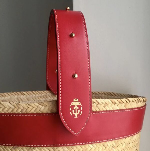 Sac Borneo Rouge Lastelier