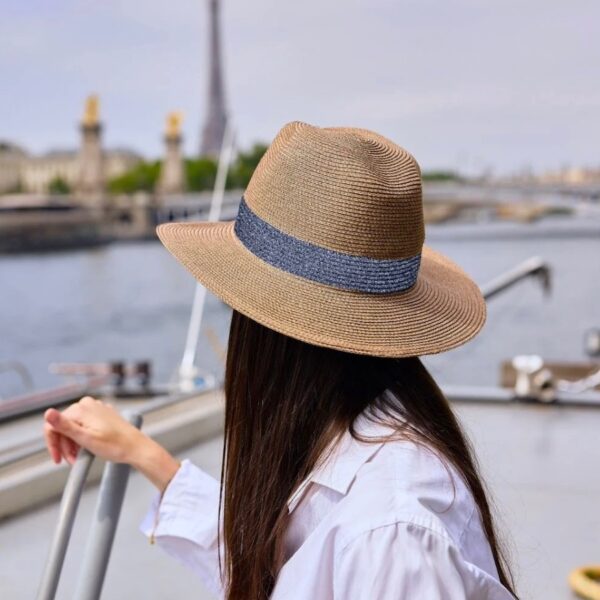 Chapeau Portofino Paillette Gris Lastelier