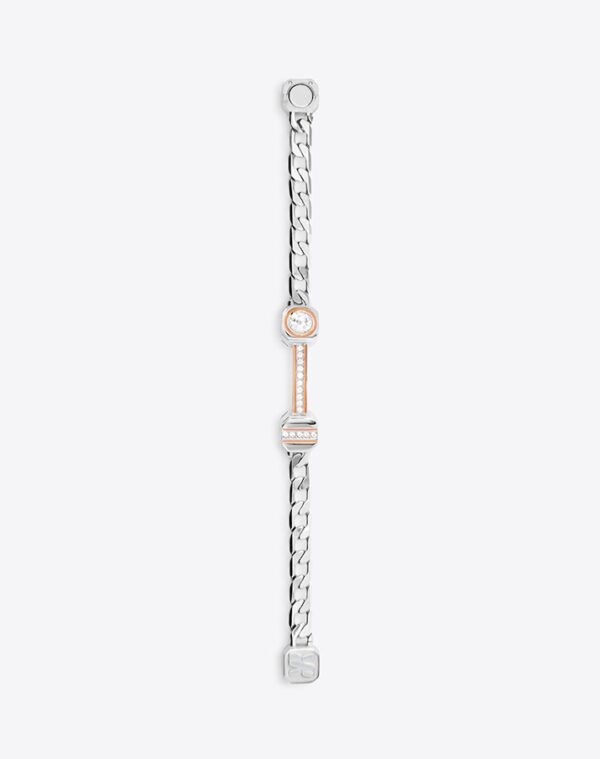 Colonne Chain Bracelet Silver/Orange LABYRINTHE PARIS