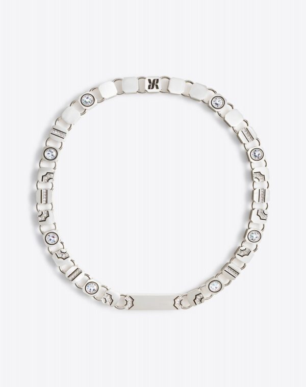 Joa Choker Silver/Khaki LABYRINTHE PARIS