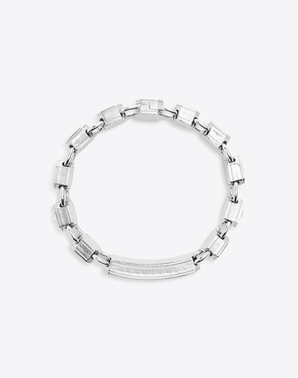 Gourmette Joa Bracelet Silver/Khaki LABYRINTHE PARIS