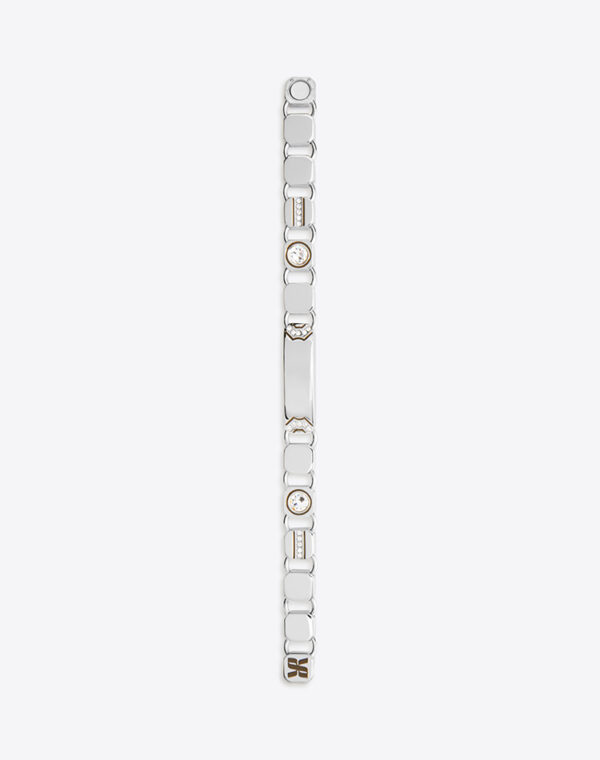 Gourmette Joa Bracelet Silver/Khaki LABYRINTHE PARIS