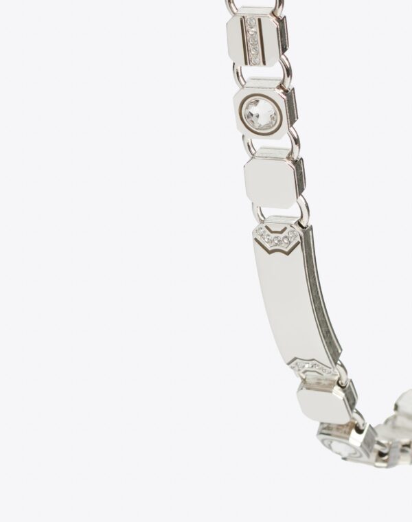 Gourmette Joa Bracelet Silver/Khaki LABYRINTHE PARIS