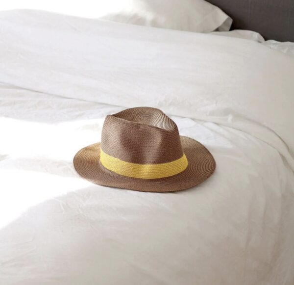 Men’s Portofino Hat Yellow Lastelier